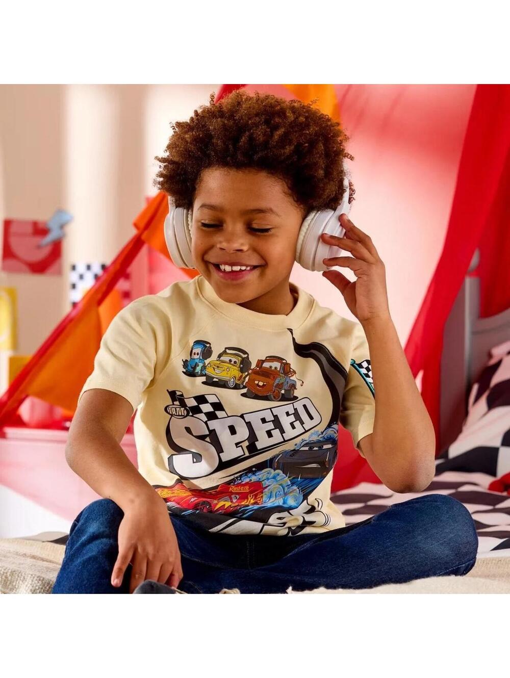 Disney Kid's Cream and Multi Tshirt